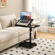 Adjustable Height Couch Tables ,Iron & MDF Multi-Purpose Table For Small Spaces, Office, - K - View 3