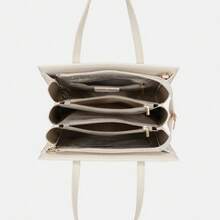 Unibella Elegant And Versatile Handbag With Handles And Adjustable Strap. Superior Quality And Durability. Perfect For Everyday Style. - الأزرق - مشاهدة 7