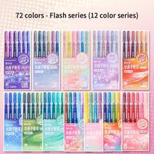 Longer Professional Acrylic Paint Stylus Pen Enhanced Version, Large Capacity Metal Glossy Pen Refill, 1.0mm Stainless Steel Nib Design, Smooth Flowing Ink, Suitable For Student Painting, Note-Taking, Back To School Essential - Multicolor - View 3