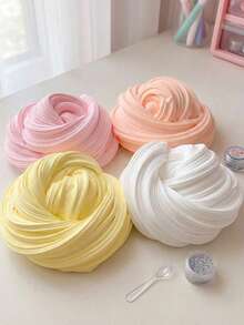 1 món slime bóp giảm căng thẳng, đồ chơi bùn pha lê giảm căng thẳng, bộ slime xốp kẹo cao su giảm căng thẳng, đất sét pha lê mềm không dính, thích hợp cho các bữa tiệc, tụ họp, sinh nhật, quà tặng tựu trường, đồ chơi bóp mềm, đồ chơi bóp hình pho mát, đồ chơi giảm căng thẳng, đồ chơi bóp hình bơ. - Nhiều màu - Xem 5
