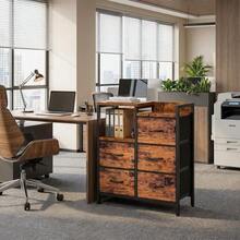 Drawer Storage Cabinet - Brown - View 4