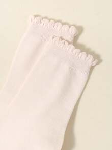 1/5 pares de calcetines hasta el tobillo para niños, calcetines medianos clásicos con ribete de encaje colorido, transpirables y que absorben la humedad, suaves y cómodos para la escuela/exterior/regalo/campus, color aleatorio - Multicolor - Ver 6