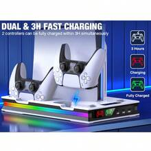 HELLCOOL For Slim Cooling Stand Controller Charger Base Charging Dock Cooling Fan For 5 Accessories - View 2