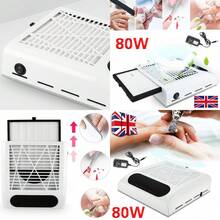 80W Nail Dust Collector Machine Nail Vacuum Dust Extractor Suction Fan UK Plug - UK-h353901 - View 1