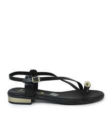 Women Flat Sandals - Black - View 1