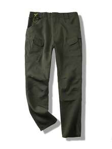 Pantalones tácticos funcionales para pesca y actividades recreativas al aire libre - Verde militar - Ver 5