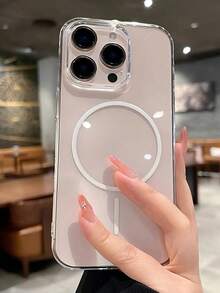 Ốp lưng điện thoại từ tính cao cấp, trong suốt, hút nam châm mạnh, tương thích với Apple 17/17PRO/17AIR/17PROMAX/16PROMAX 16PLUS 16PRO 16E 16 15ProMax 15PLUS 15PRO 15 14PLUS 14 14ProMax 13ProMax 12 Pro Max 11 Pro Max 11 Pro XS XR X 7 8 Plus SE 13 11 12 12Pro 13Pro 14Pro 7G 8G Hỗ trợ sạc không dây, ốp bảo vệ cứng cáp, thích hợp cho sinh nhật mùa xuân. - Trong sáng - Xem 2