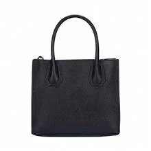 Michael Kors Mercer Solid Color Logo Women's Crossbody Accordion Bag 35S1GM9M2L Black - Black 35S1GM9M2L - View 4