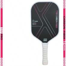 T700 Carbon Fiber Pickleball Paddle With Colorful Trim, Distinctive Design, Balanced For Both Offense And Defense, Suitable For All-Around Play - Multicolor - View 12