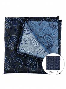 1pc Paisley & Polka Dot Elegant Polyester Scarf, Suitable For All Seasons - Multicolor - View 33