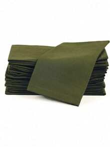 2/6/12 piezas Servilletas reutilizables de unicolor, livianas, amigables con la piel y absorbentes, adecuadas para restaurantes, cocinas, bodas, fiestas, decoración del hogar, fáciles de dar forma - Multicolor - Ver 12