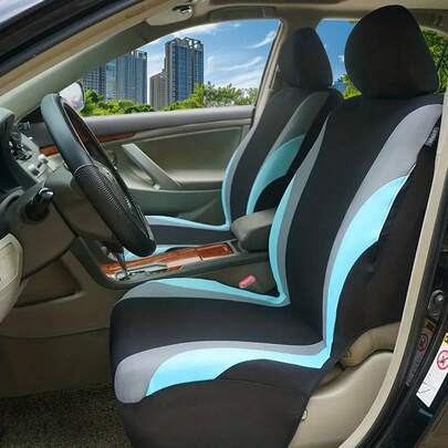 9-Piece Set (5-Seater)/4-Piece Set (2-Seater) Universal Car Seat Covers, Full Set Of Car Seat Covers, Universal Fabric Front Seat Covers Suitable For SUVs, Sedans, Car Interior Trim Covers, Airbags Suitable For, 9-Piece Set Includes: 2 Front Seat Covers, 1 Backrest Cover, 1 Rear Seat Cover And 5 Headrest Covers. 4-Piece Set Includes: 2 Front Seat Covers And 2 Headrest Covers