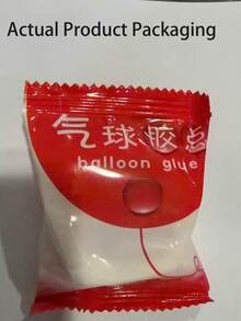 双面胶点，透明气球胶点，可移除胶点，气球工艺胶点，圣诞派对礼物 - 彩色 - 查看 7