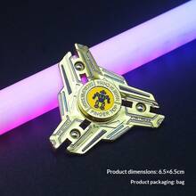 热销三叶机械造型静音金属轴承玩具，全新炫酷机械设计三叶造型，成人减压玩具，生日礼物 - 彩色 - 查看 9