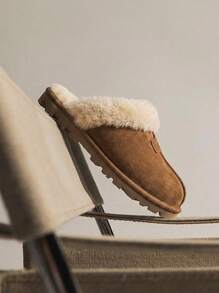 UGG 拖鞋 栗色 优质绒面羊皮衬里 5125-CHE - 栗 - 查看 1