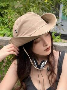 Outdoor Sun Hat Mountaineering Hat Large Brim Breathable Hat Men's And Women's Sunscreen Hat UV Protection Couple Fighting Hat,Holiday,Festival - Hiking Hat - View 3