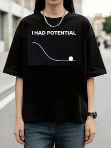 I Had A Potential Shirt, A Project Hail Mary Shirt From Grace, A Fun Gift With A Science Fiction Book Graphic For Book Lovers - Black - View 6