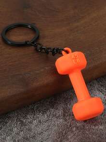 Customized Text/LOGO Creative Fitness Equipment Dumbbell Keychain Pendant, Unisex High-Quality Small Gift Keychain, Backpack Hanging Ornament, Fitness Style Keychain, Bag Accessory, Multiple Colors Available, Couple Gift - Multicolor - View 15