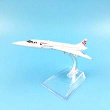 JASON TUTU 16cm AIRWAYS BRITISH CONCORDE avión modelo avión Diecast Metal 1/400 aviones a escala - 084 - Ver 4