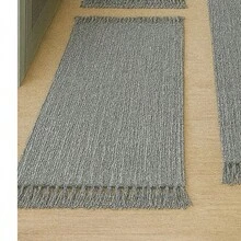 Kitchen Mat Set 3 Pieces: Runner + 2 Mats - Grey - View 2