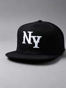 1 Pc Unisex Fashionable Embroidered New York Baseball Cap - Breathable, Adjustable Dad Cap And Baseball Cap - Unisex Casual Sun Hat, Perfect For Outdoor Activities, Travel, And Running (Available In Multiple Colors) - Multicolor - View 4