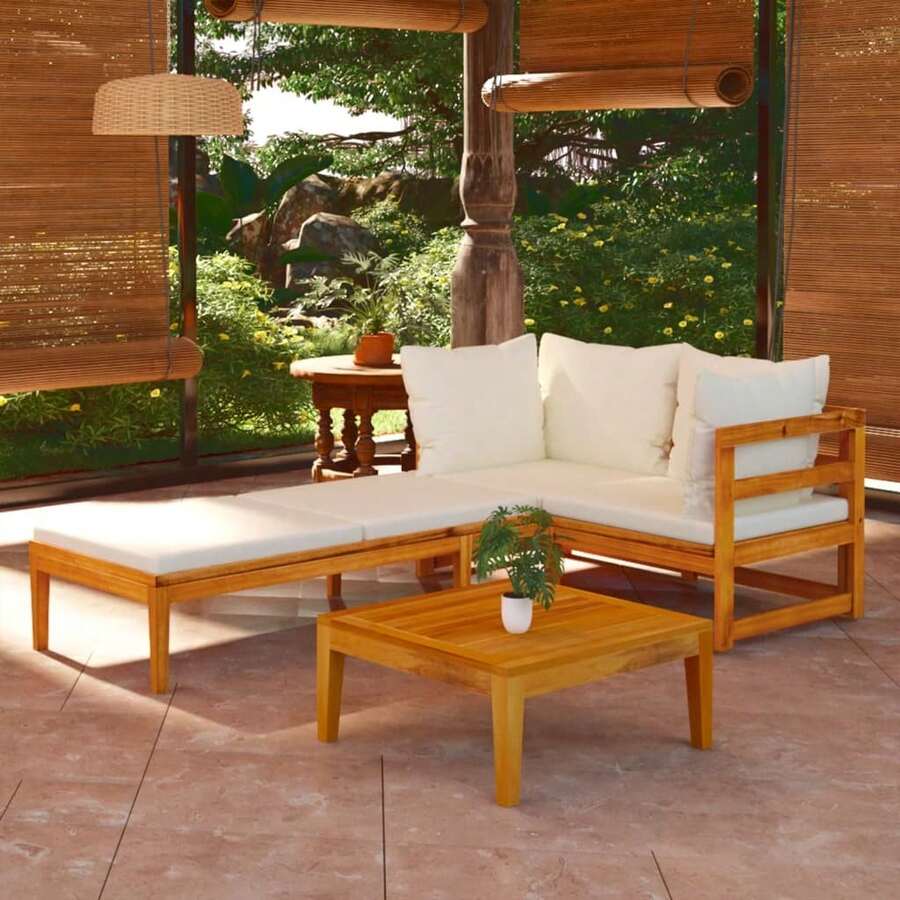 vidaXL Ensemble bureau et chaise - A - Voir 1