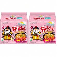 Samyang Buldak Spicy Ramen, Hot Chicken Ramen, Korean Stir-Fried Instant Noodle, Carbonara, 1 Bag With 5 Pack - Carbonara - View 2