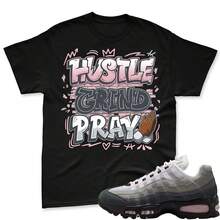 Let's Go! Matching T-Shirt For The 95 Pink Foam Black White OG Big Bubble, Matching T-Shirt For The 95 Pink Foam Sneakers, Matching T-Shirt For The Jordans - 款式 - 查看 1