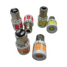 2pcs Super Bright 1156 1157 LED Dual Color Switchable Bulbs, White/Red/Yellow, Fit For Universal Car Turn Signal, Brake, Parking, Reverse, Interior Lights - 1157 - View 10
