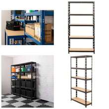 Garage Storage Racks - Matt Black + 1780H X 900W X 300D mm + 1 - View 1
