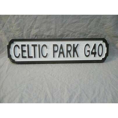 CELTIC PARK G40 Football Sign. Great Gift For CELTIC Fans. Whole Discounts.
