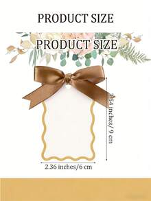 10pcs Shell Shaped Name Cards, Suitable For DIY Wedding Table Cards, With Ribbons For Hanging, Wedding Table Numbers, Wedding Reception Desk Labels, Wedding Centerpiece Decor, Wedding Hanging Ornaments, Wedding Favors, Wedding Guest Gifts - Multicolor - View 7