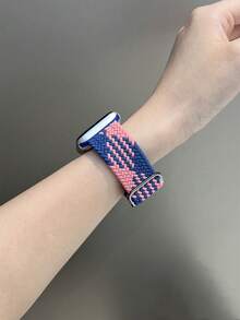 1条男女通用尼龙表带，兼容 42mm、38mm、40mm、41mm、44mm、45mm、46mm、49mm，时尚智能手表替换表带，适用于Series Ultra2、Ultra SE2、SE 11、10、9、8、7、6、5、4、3、2、1，是返校学生的理想礼物 - 彩色 - 查看 6