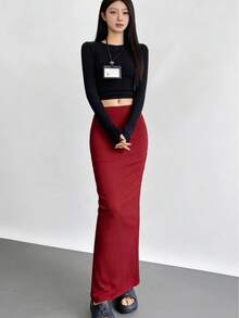 Women Skirts - Black - View 2