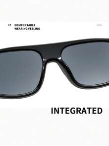 1pc Women's Retro Square Sunglasses, Versatile For Daily Casual, Commuting, Travel, Shopping, Dating And Other Occasions - Multicolor - View 9