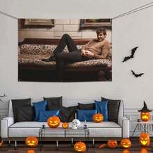 1PC Bedroom  Hanging Flag Banner, Pedro Pascal Themed Wall Decor, Suitable For Engagement Parties, Intimate Celebrations And Event Decoration, Versatile Wall Hanging For Bedroom, Dorm And Living Room - 1PC - 查看 2