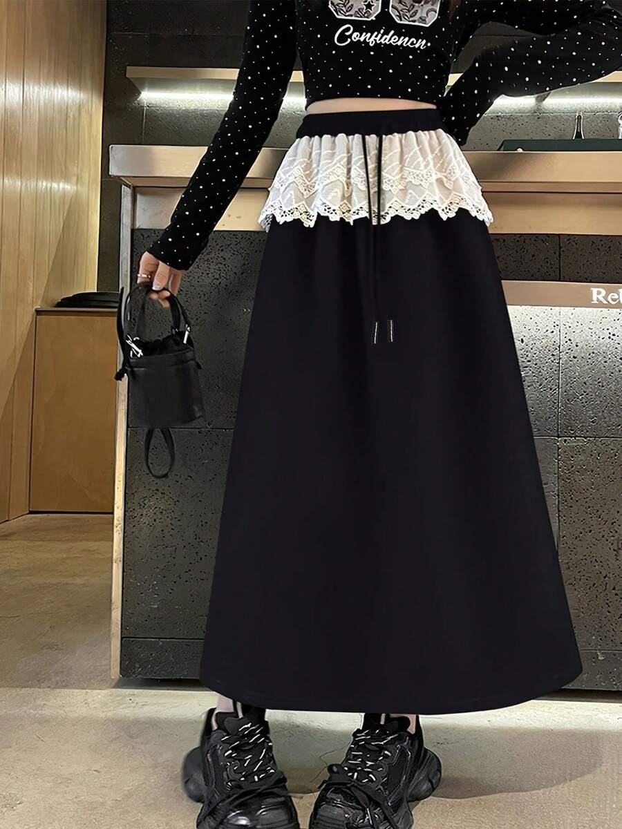 Women Skirts - Black - View 1