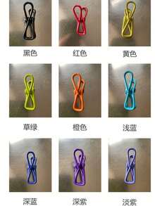 10pcs/Set PVC Coated Steel Practical Clips For Sealing Food Packaging, Chip Bags, Clothes And Paper - Random Colors, Versatile Kitchen And Home Organizer Tools For Fresh Seals And Resealing, Metal Clips With Smooth Edges, Easy Grip, Reusable And Lightweight, Perfect For Food Storage, Snack Bags, Mail, Craft Projects And Office Use - Multicolor - View 2