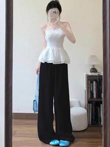 Women Pants - Black - View 6
