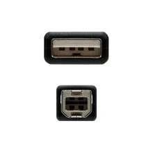 NANOCABLE Câble USB 2.0 A vers USB B, longueur 1 m - Voir 3