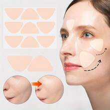90pcs Invisible Silicone Face Lift Patches - Anti-Allergic Forehead & V-Line Tapes, Rejuvenating Effect, Smoothing Wrinkles, Natural & Convenient - Multicolor - View 4