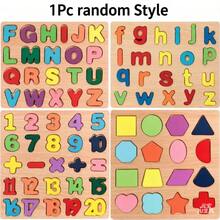 Number Puzzle Wooden Puzzles For Toddlers 3 4 5 Year Old, Shape Learning Puzzles Toys With Puzzle Board & Number Blocks, Preschool Educational For Girls Boys - 彩色 - 查看 17