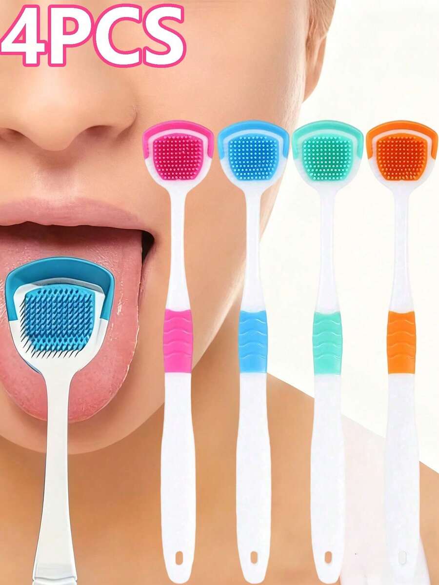 Bộ dụng cụ vệ sinh răng miệng bao gồm dụng cụ cạo lưỡi, giúp hơi thở thơm mát tức thì, làm sạch sâu lưỡi, có thể tái sử dụng, giải quyết vấn đề mảng bám trên lưỡi, bộ dụng cụ làm sạch lưỡi cầm tay tiện dụng cho chăm sóc răng miệng hàng ngày. - Nhiều màu - Xem 1