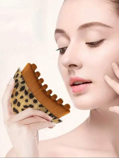 Cọ massage mặt dẫn lưu bạch huyết, tạo hình cằm và đường viền hàm, massage dẫn lưu bạch huyết cho mặt, thiết kế công thái học ôm sát da một cách chính xác.