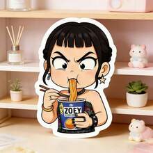 50张/500张 K-Pop 女团贴纸套装 - 色彩鲜艳的防水涂鸦贴纸，适合作为复活节、情人节和新年礼物，也可用于房间装饰、个性化学习用品和水瓶装饰。 - 彩色 - 查看 1