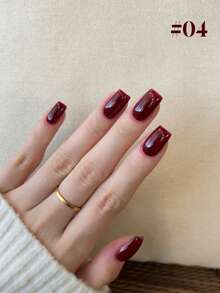 12ml 2026 Fall/Winter New Cherry Shiny Wine Red Jam Red Gel Nail Polish, Suitable For All Seasons, For Nail Art Use, Can Be Paired With Base And Top Coat, Needs A UV Lamp. Plant-Based Translucent Red Gel. - Multicolor - View 15