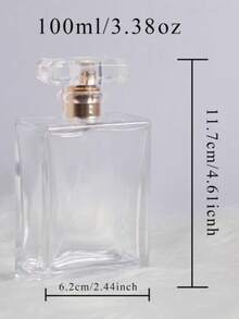 100ml Personalized Floral Perfume Refillable Empty Bottle Birthday Gift Women Holiday Gift Wedding Favor Bridesmaid And Best Friend Gift - 100ml - View 7