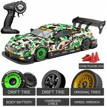 Coche de carreras RC 4WD 2,4G, todoterreno de alta velocidad, Control remoto, juguetes de deriva 1:16 con luz LED, coche deportivo de carrera para niños, regalo - KM16199-211 - Ver 20