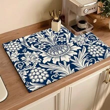 1 tấm lót thấm hút họa tiết truyền thống, dùng để lót máy pha cà phê trang trí nhà bếp, lót ly, lót bát đĩa, lót ấm cà phê thủ công, thảm trải sàn nhà bếp, lót ly, thảm mặt bàn, lót bát đĩa trên quầy bếp, thảm ăn sáng, thảm chống trượt chịu nhiệt, thảm thoát nước bằng đất tảo cát, che giấu vết bẩn, thảm nhà bếp siêu thấm hút, thảm lót giá đựng bát đĩa dễ lau chùi, thích hợp cho nhà bếp, bàn ăn, quán cà phê, quán bar, ngày lễ, tiệc tùng, trang trí nhà cửa, quà tặng ngày lễ. - Nhiều màu - Xem 6