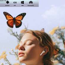 TWS In-Ear Headset Wireless Bluetooth Earphone Digital Display Long Battery Life Sports Headphones Low Delay Earplug With Mic - View 3